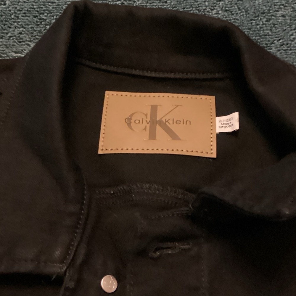 Calvin Klein Black Buttoned Jacket - image 5